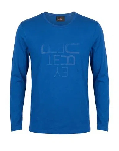 Peuterey Man T-shirt Blue Size Xs Cotton