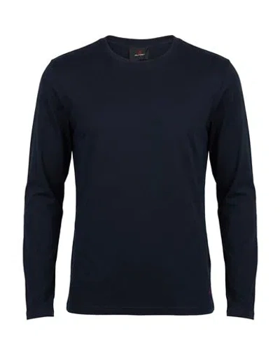 Peuterey Man T-shirt Midnight Blue Size M Cotton In Black