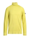 Peuterey Man Turtleneck Acid Green Size L Wool