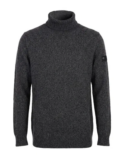 Peuterey Man Turtleneck Charcoal Size Xs Wool, Polyamide In Multi