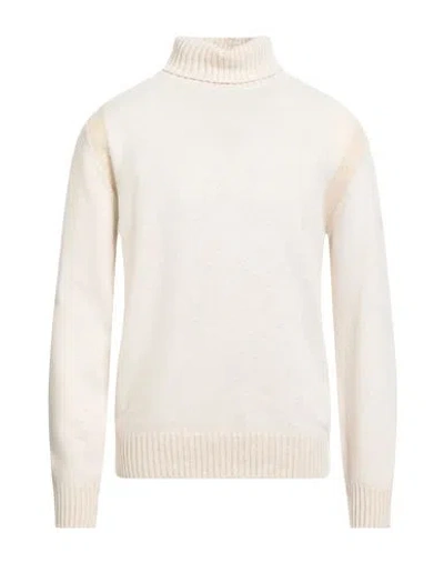 Peuterey Man Turtleneck Ivory Size Xxl Wool, Polyamide