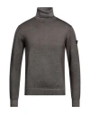 Peuterey Man Turtleneck Lead Size L Wool In Grey