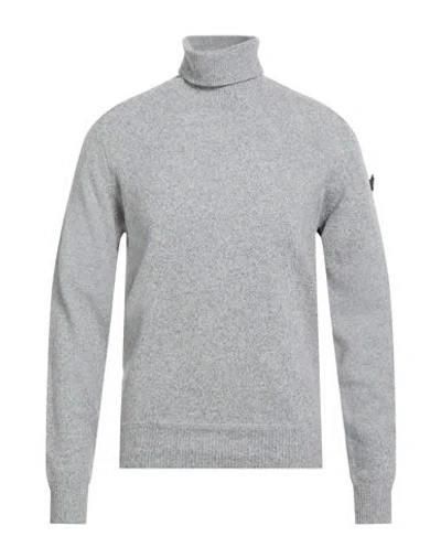 Peuterey Man Turtleneck Light Grey Size 3xl Wool, Polyamide
