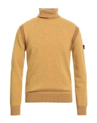 Peuterey Man Turtleneck Marigold Size Xl Wool, Polyamide