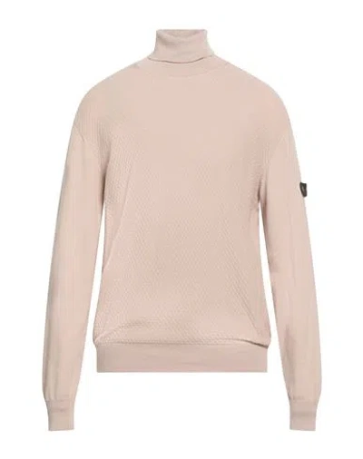 PEUTEREY PEUTEREY MAN TURTLENECK SAND SIZE 3XL COTTON, WOOL