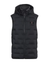 Peuterey Man Vest Midnight Blue Size S Polyester, Elastane In Black