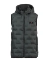 Peuterey Man Vest Dark Green Size S Polyester, Elastane In Blue