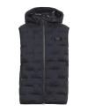 Peuterey Man Vest Midnight Blue Size S Polyester, Elastane In Black