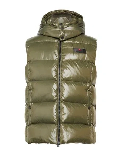 Peuterey Man Vest Military Green Size Xxl Polyamide