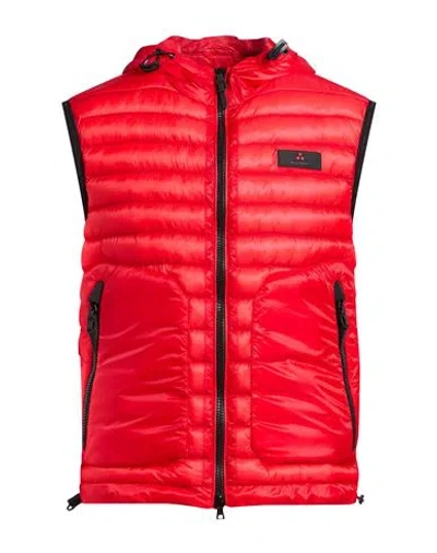 Peuterey Man Vest Red Size Xxl Polyamide