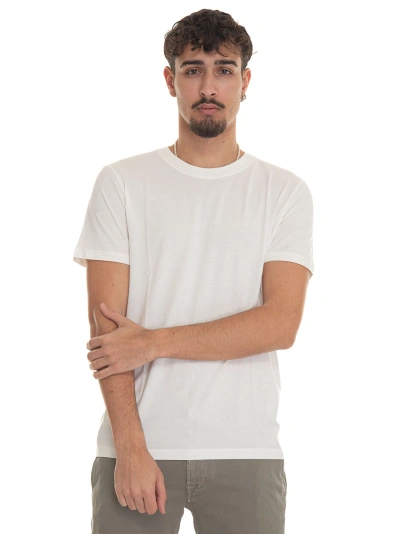 Peuterey Manderly01 Short-sleeved Round-necked T-shirt In White