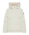 Peuterey Matt And Shiny Nylon Down Jacket In White