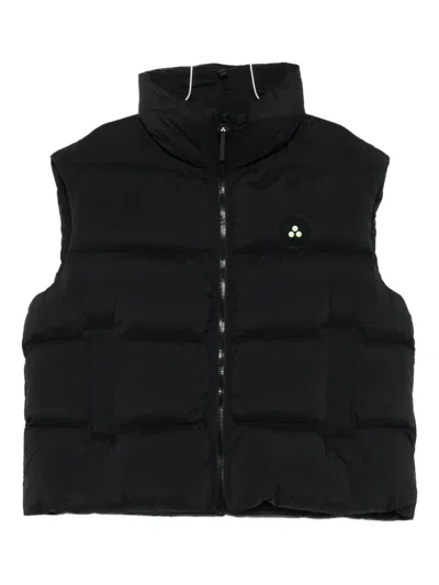Peuterey Long-sleeved Down Jacket In Black