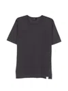 Peuterey Dark Grey Solid T-shirt In Dark Grey