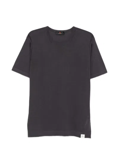Peuterey Men Dark Grey Solid T-shirt, M Luxury T-shirts For Men Darveys In Gray