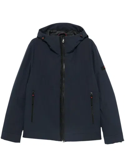 Peuterey Men's Performance-ready Quilted Coat In Blue