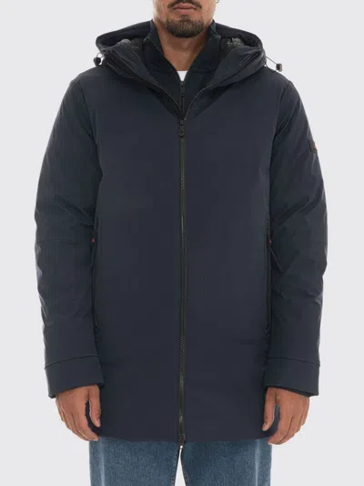 Peuterey Metide Recycled Nylon Hooded Jacket With Primaloft Padding In Navy