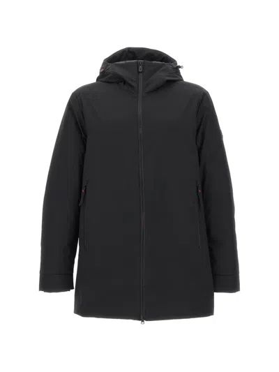 Peuterey Metide Srtr Drawstring-hood Coat In Black
