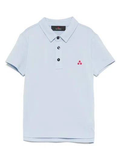 Peuterey Kids' Mezzola Polo Shirt In Blue