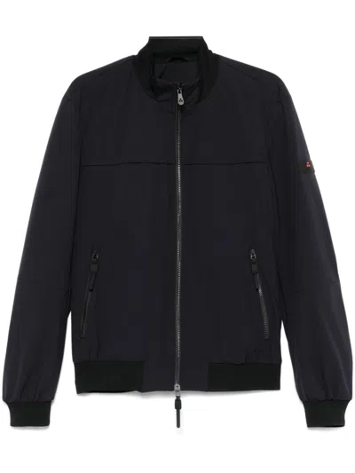 PEUTEREY PEUTEREY MIDNIGHT BLUE JACKET WITH TWO-WAY ZIP