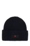 Peuterey Midnight Blue Nylon Blend Beanie Hat In Blue
