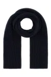 Peuterey Midnight Blue Nylon Blend Scarf In Blue