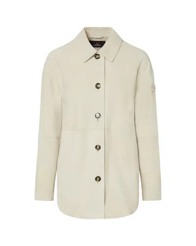 Peuterey Mini Leather Coat For Women - Ss26 Collection