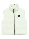 Peuterey Minimalist Structured Jacket With Front Zipper Closure In White