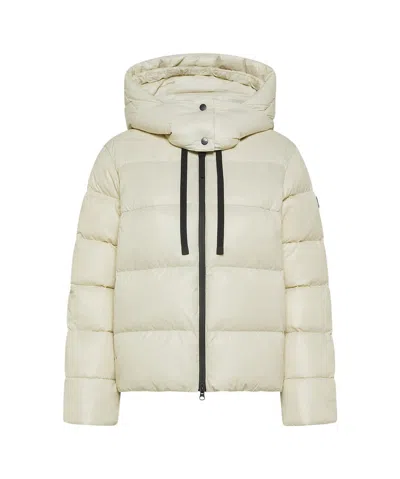 Peuterey Modern Quilted Puffer Jacket With Double Hood In Sand