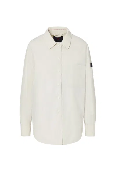 Peuterey Multicolor Technical Nylon Zip-up Jacket In White