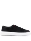 Peuterey Low-top Suede Sneakers In Navy Blue
