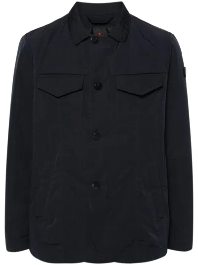 PEUTEREY PEUTEREY NAVY BLUE LONG SLEEVES JACKET