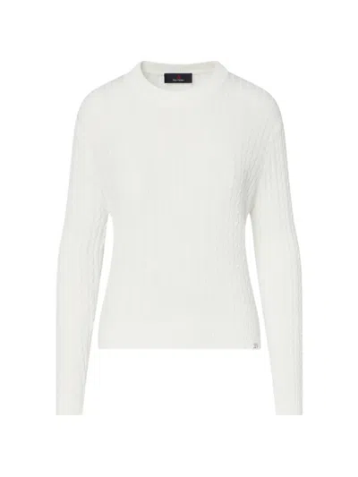 Peuterey New Forsizia Cable-knit Sweater In White