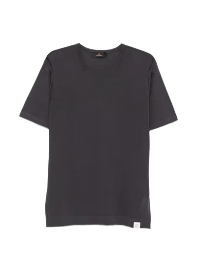 Peuterey Nias Logo-patch T-shirt In Gray