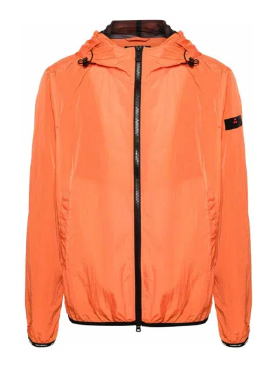 Peuterey Nigle Hooded Jacket In Orange