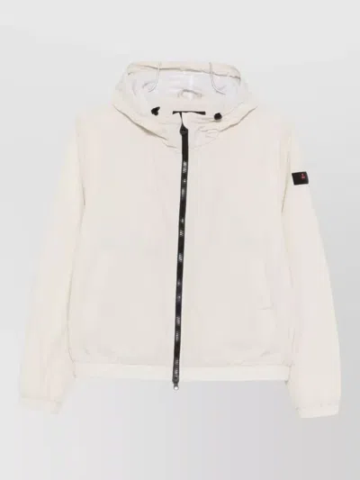 Peuterey Nigle Hooded Short Blouson Jacket In White