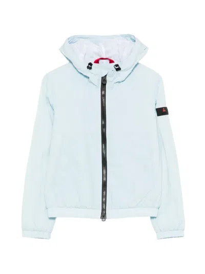 Peuterey Kids' Nigle Hooded Zip Jacket In Blue