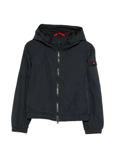 Peuterey Kids' Nigle Hooded Zip Jacket In Blue