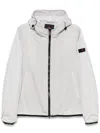Peuterey Nigle Nylon Blouson Jacket In Silver