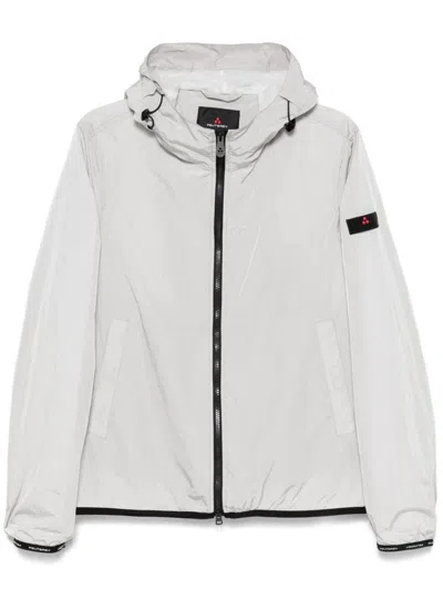 Peuterey Nigle Nylon Blouson Jacket In Silver
