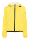 Peuterey Nigle Short Logo-appliqué Jacket In Yellow