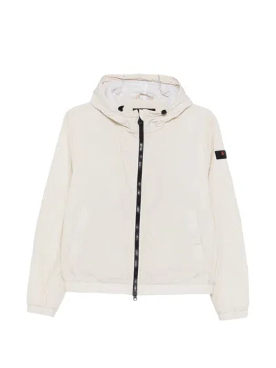 Peuterey Nigle Short Blouson Jacket In White