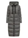 Peuterey Long Down Jacket Nunki Mqn 02 In Gray