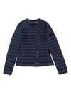 Peuterey Dalsi Down Jacket With Oblique Zip In Blue