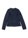 Peuterey Dalsi Down Jacket With Asymmetrical Zip In Blue