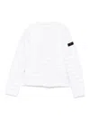 Peuterey White Off-centre Zip Puffer Jacket In White