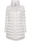 Peuterey Nylon Midi Down Jacket In Grey