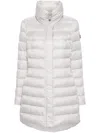 Peuterey Nylon Midi Down Jacket In Grey