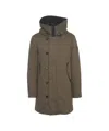 Peuterey Olive  Parka With Practical Hood In Green