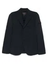 Peuterey Navy Blue Jacket With Multiple Pockets In Blue